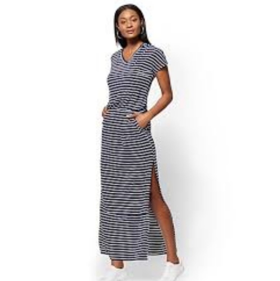 Hooded Maxi Dress